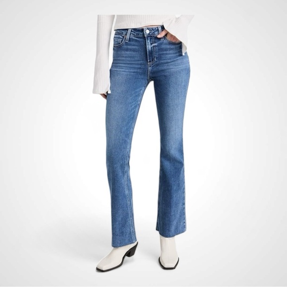 PAIGE High Rise Laurel Canyon Jeans in Tapestry NWT - Picture 6 of 6